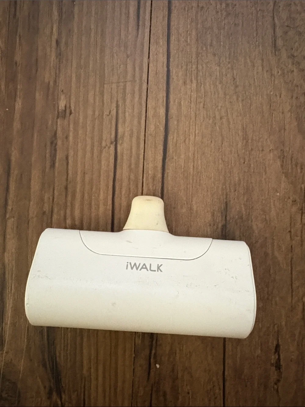 Portable White Charger — Compact Power Bank